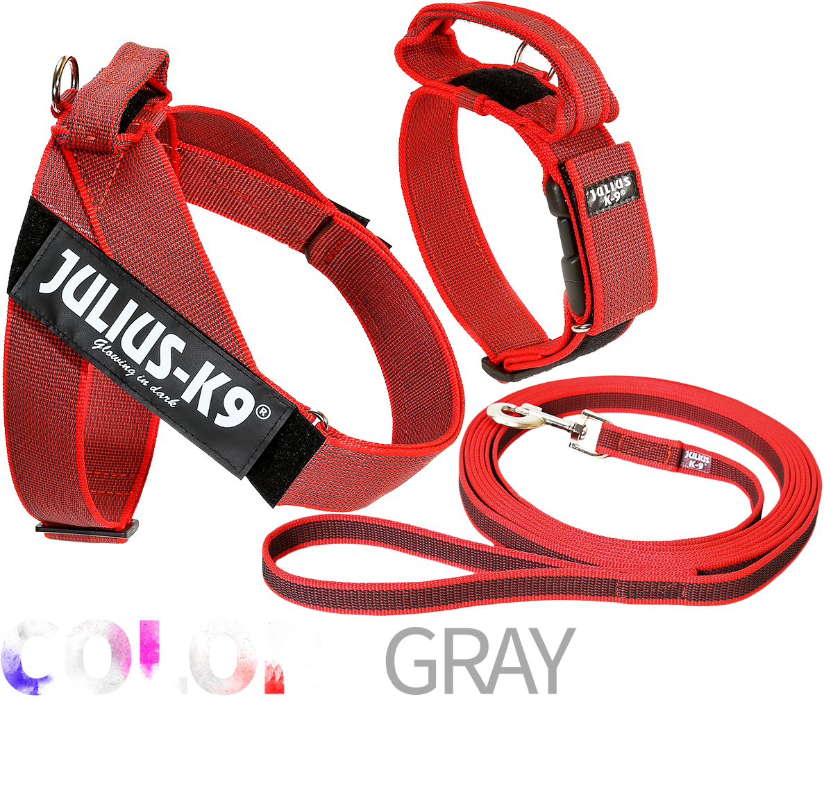Idc® Color&gray Leash - Julius K9 Belt Sele (1200x1161), Png Download