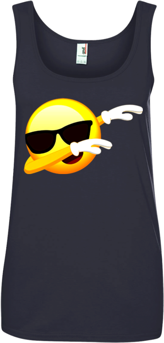 Funny Dabbing Emoji T Shirt Hoodie Sweater - Shirt (1155x1155), Png Download