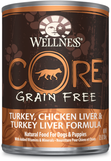 Wellness Core Wet Turkey, Chicken Liver & Turkey Liver - Wellness Core Turkey Chicken (517x600), Png Download