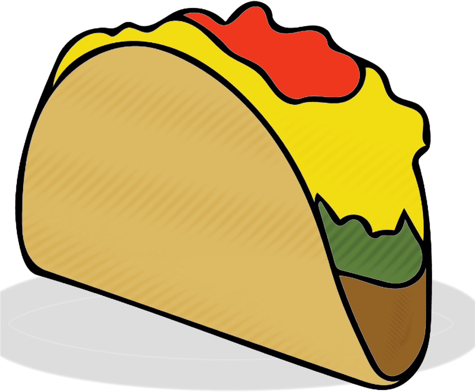 Taco-2288132 (1646x1449), Png Download