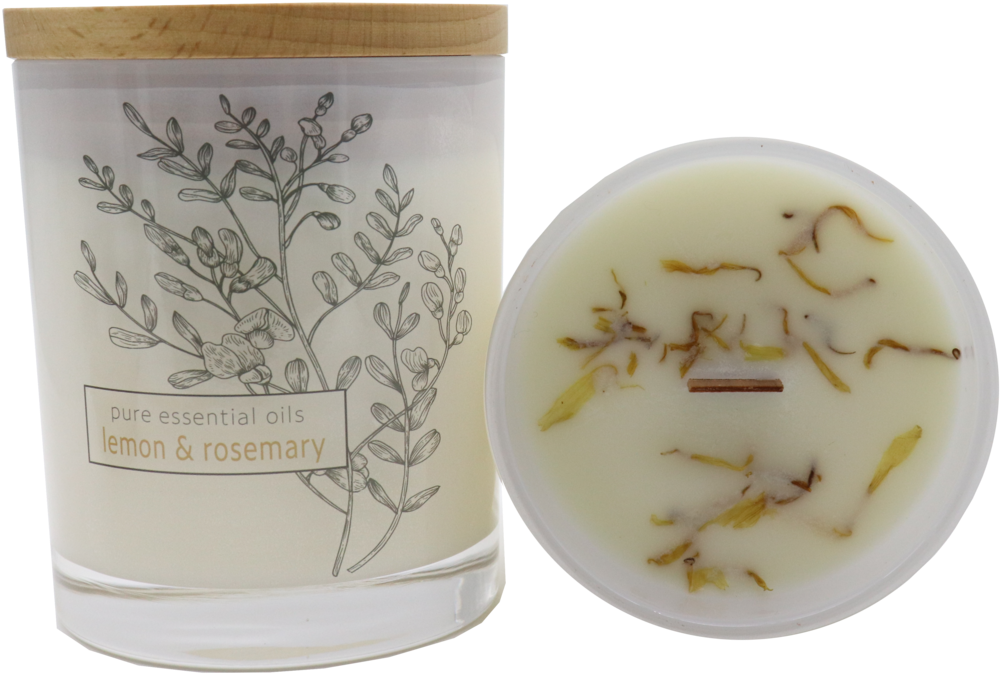 Secret Garden Essential Oil Jar Candle (1024x1024), Png Download