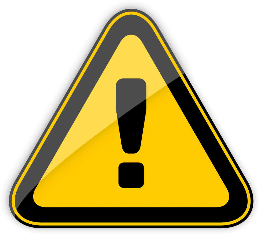 Free Png Download Danger Warning Sign Clipart Png Photo - Warning Sign Png (851x779), Png Download