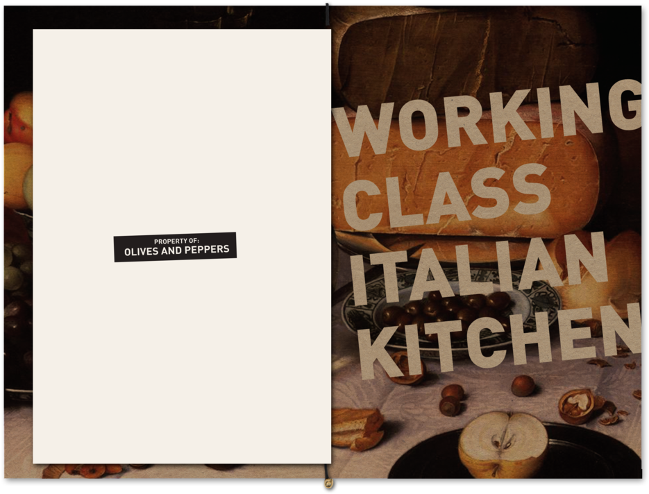 Restaurant Menu Olives And Peppers Bootstrap Design - Poster (1000x1000), Png Download