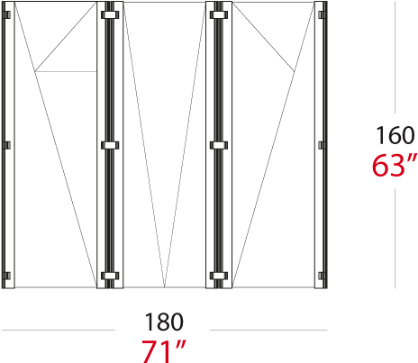 Measurements - Diagram (1000x550), Png Download