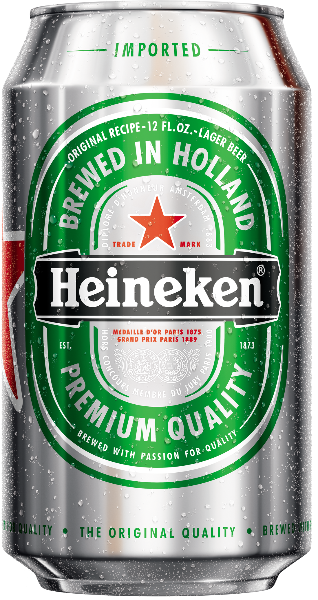 Lata Heineken Frente (1181x2362), Png Download