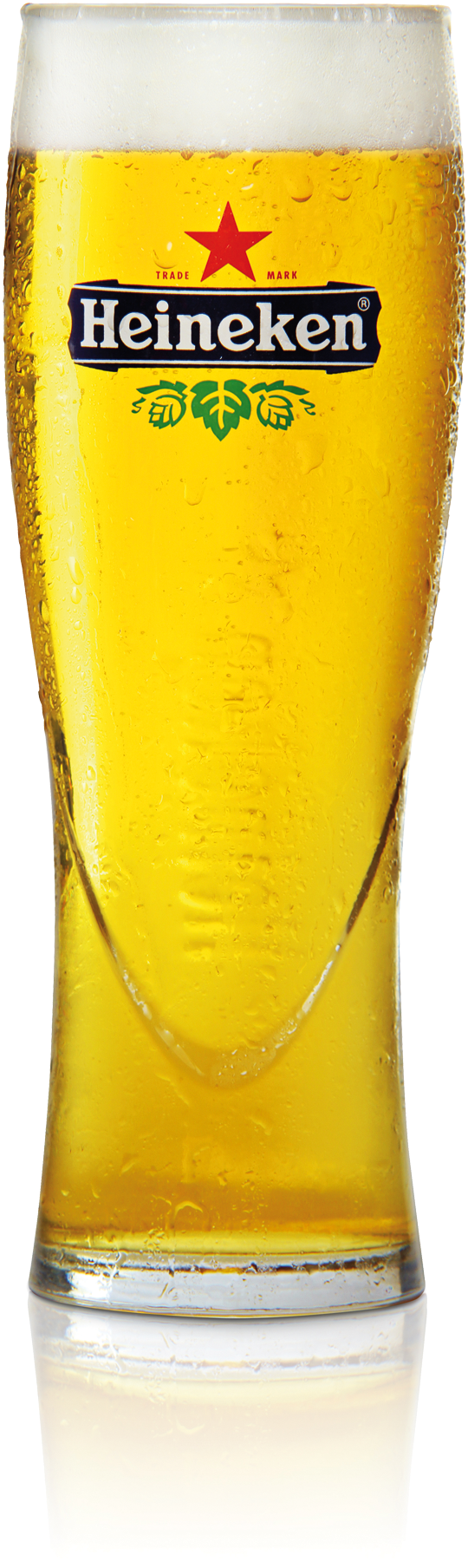 Heineken Alaus Taurė - Vasos De Cerveza Heineken (600x1827), Png Download