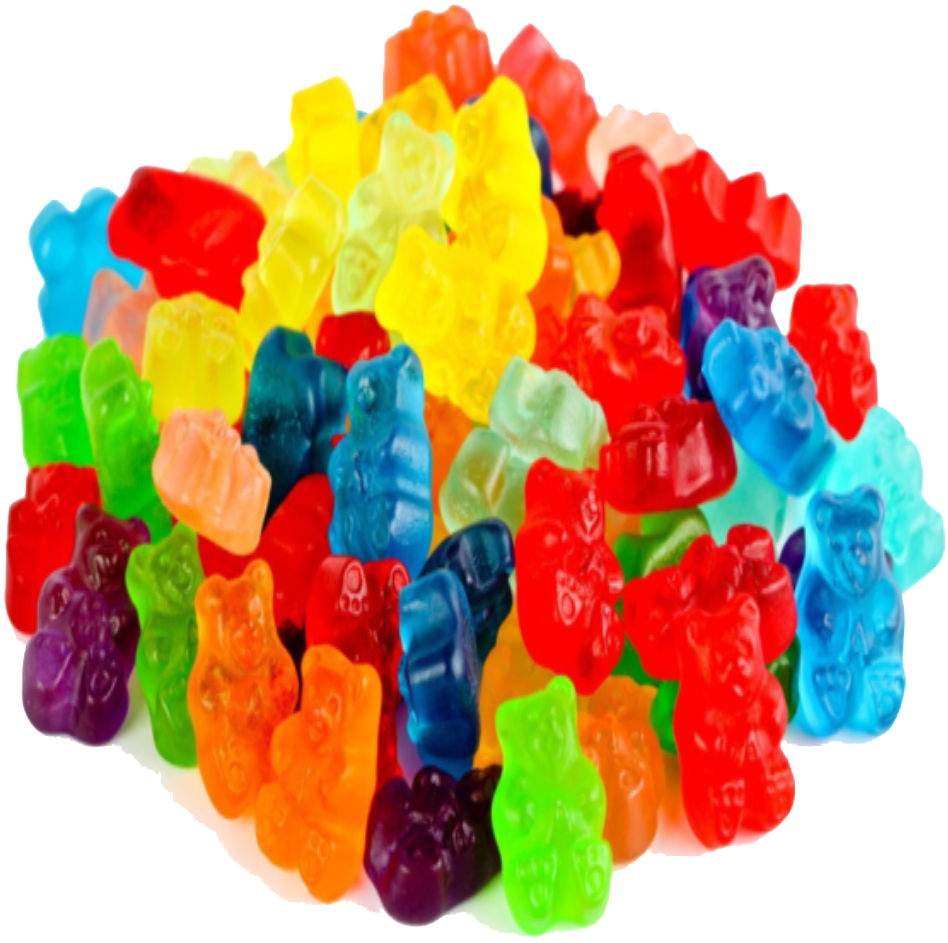 Love Hemp™ Cbd Gummy Bears 10mg Cbd Per Bear - Gummy Bear Candies (1024x1024), Png Download