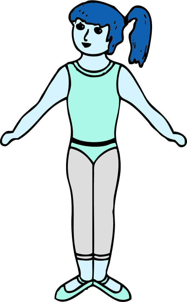 Girl Body Outline Clip Art N3 - Human Body Clip Art - Free Transparent ...