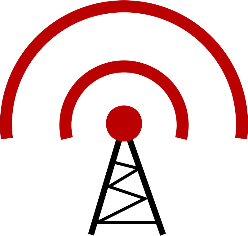 Eighth Note Clipart Free Clipart - Wireless Png Red (800x761), Png Download