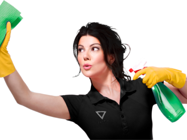 Cleaning Lady - Pessoa Limpando Png (640x480), Png Download