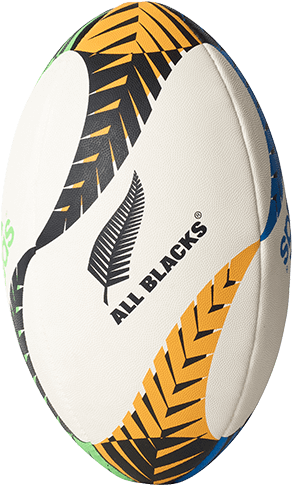 All Blacks Size 5 Graphic Rugby Ball - Futebol De Salão (600x600), Png Download