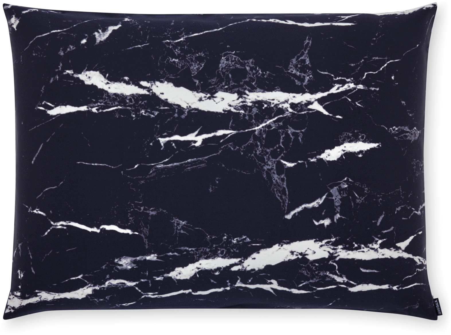 Black Marble Silk Pillowcase - Cushion (2048x2048), Png Download