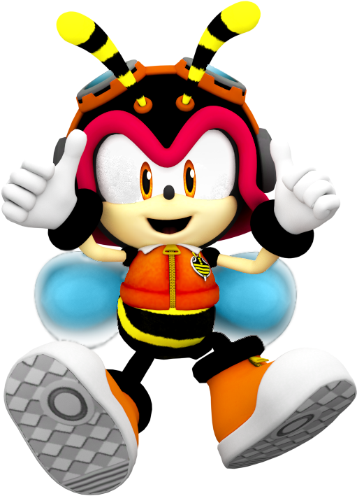 The Energetic And Loud Bee By Nibrocrock-d84mt01 - Charmy Bee Sonic Heroes (600x900), Png Download