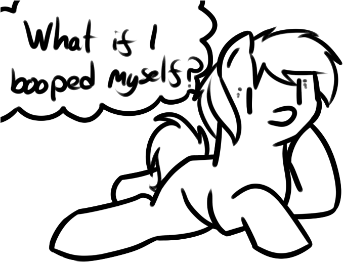 Thought Bubble Transparent Background - Line Art (779x627), Png Download