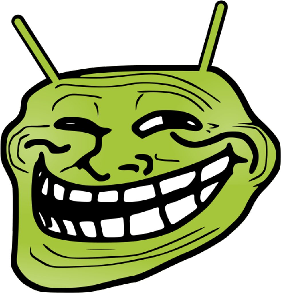 Annoying Orange Troll Face (1024x1024), Png Download