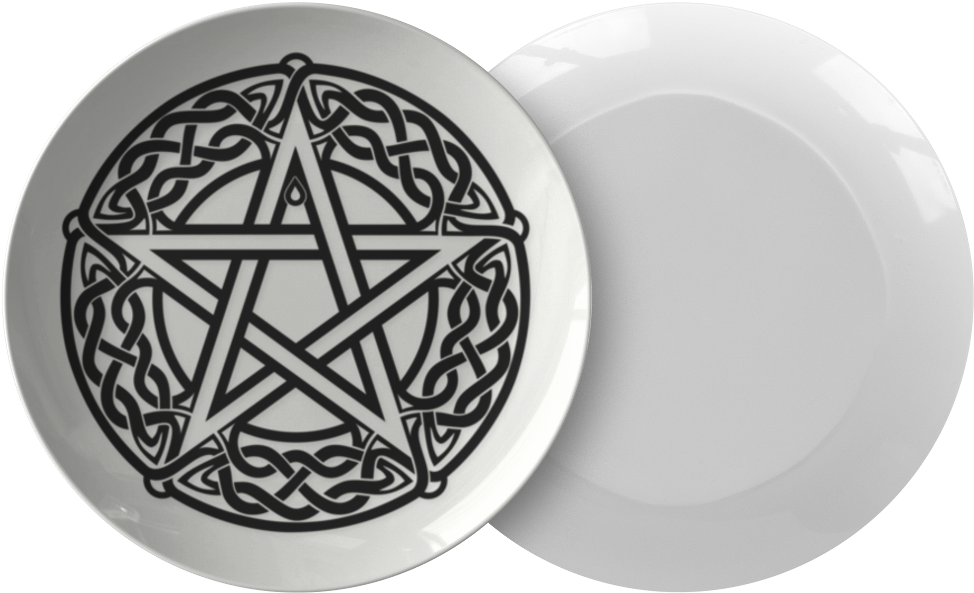 Wicca Pentacle Plate - Celtic Pentagram (2000x2000), Png Download