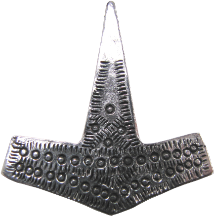 The Hammered Thor's Hammer - Locket (768x576), Png Download