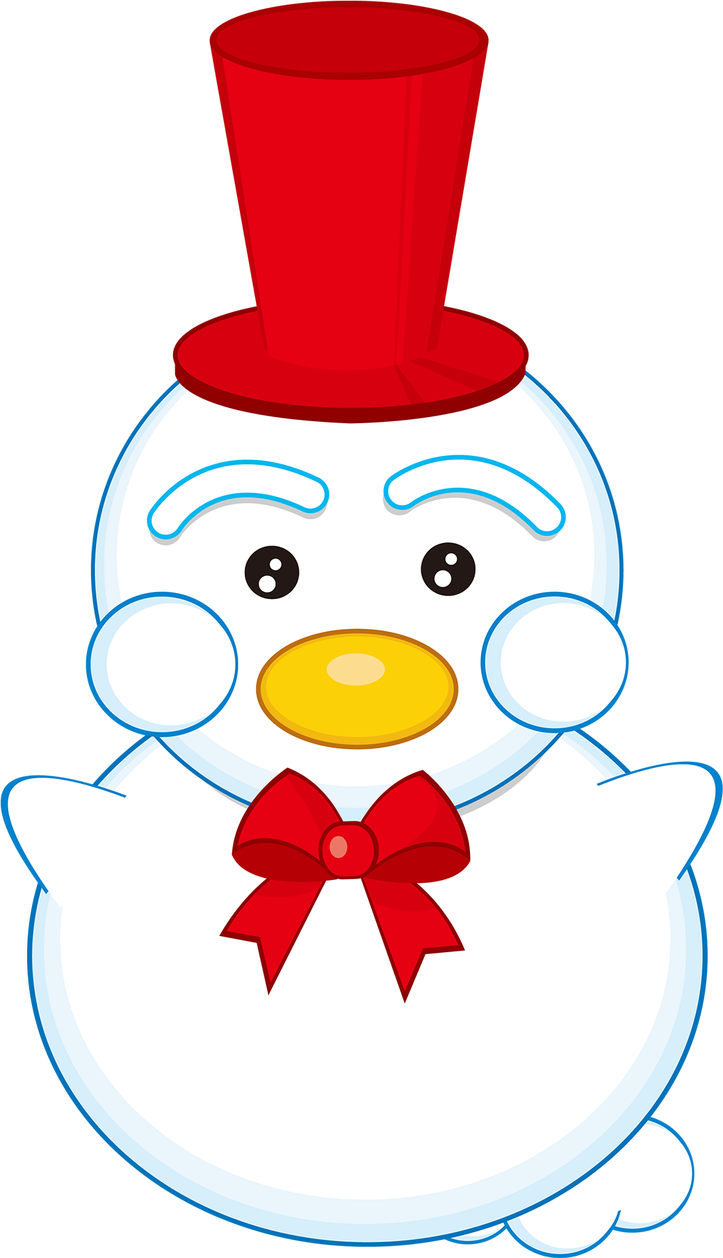 Winter Snow Snowman Festive Png And Vector Image - Cartoon (2000x2000), Png Download