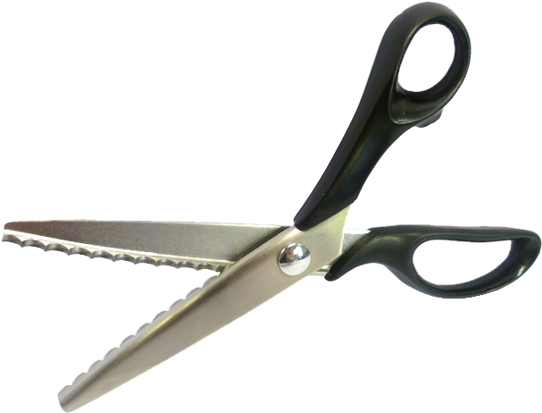 Scallopped-shears - Scissors (640x480), Png Download