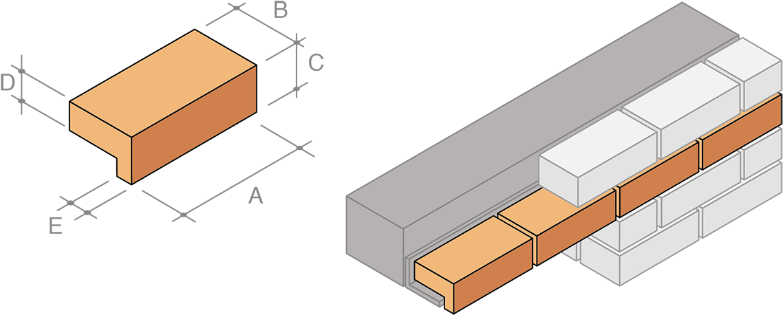 Image Downloads - Pistol Brick Dimensions (1200x607), Png Download