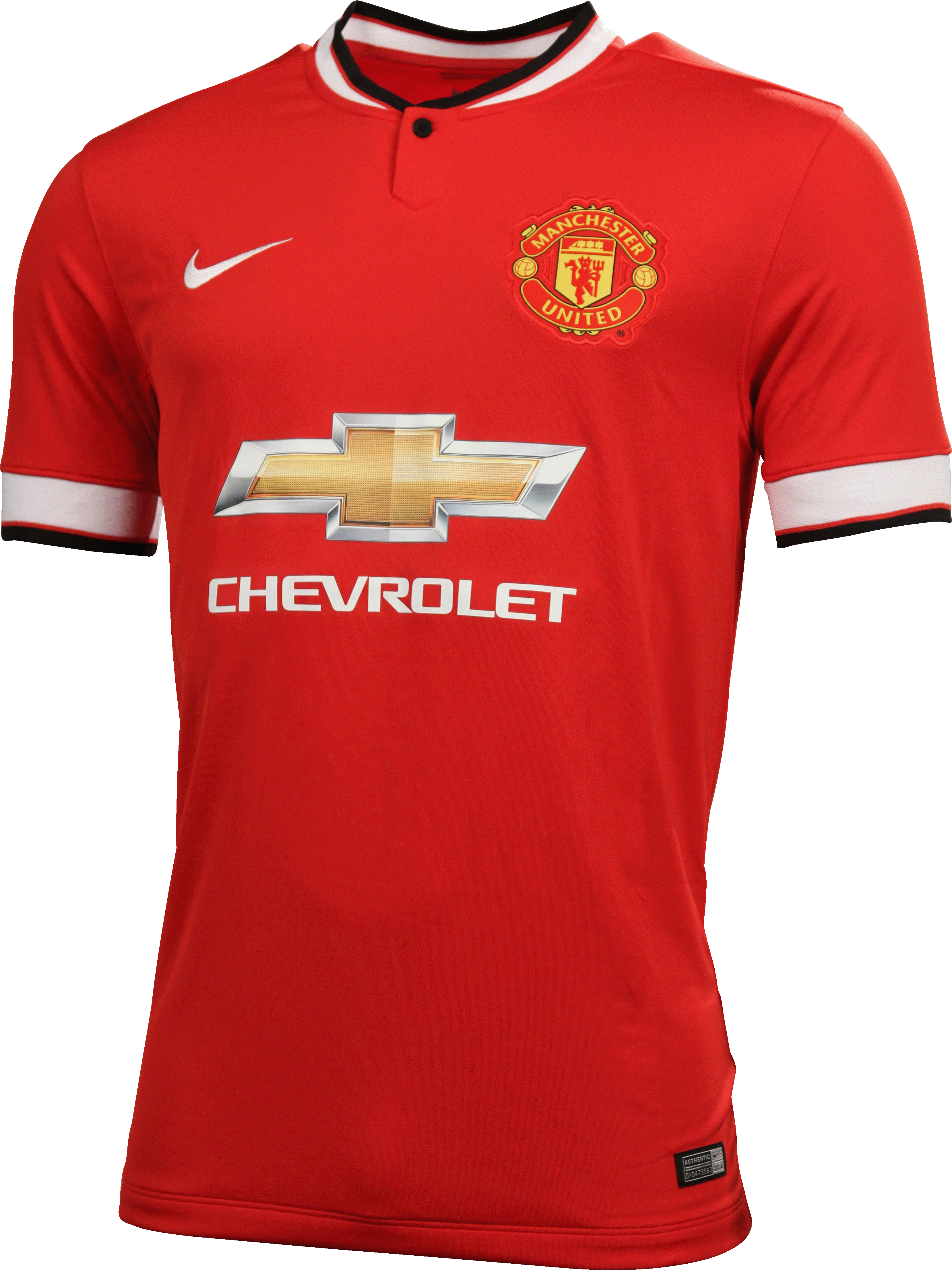 Manchester United 2014/15 Men's Official Home Jersey - Man Utd New Uniform (3456x5184), Png Download