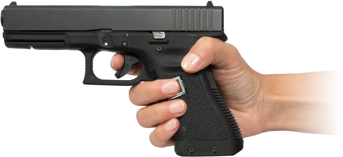 Hand1 Gun3 Hand1 Gun2 Hand1 Gun1 - Glock 17 (1200x528), Png Download