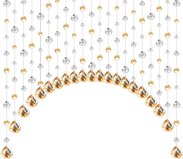Crystal Bead Curtain Decorative Crystal Curtain Porch - Hanging Crystal Beads Png (600x600), Png Download