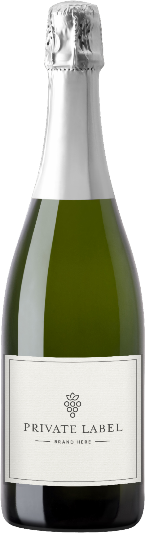 Crafted In The Traditional French “méthode Champenoise” - Glass Bottle (800x1884), Png Download