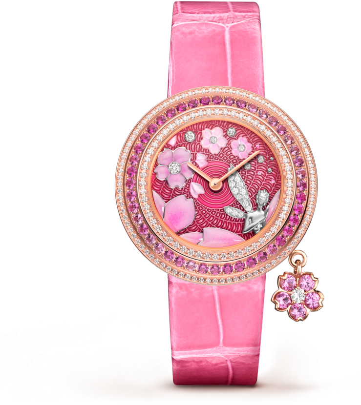 Charms Extraordinaire Fée Sakura Watch - Montre Fleur De Cerisier (1024x1024), Png Download
