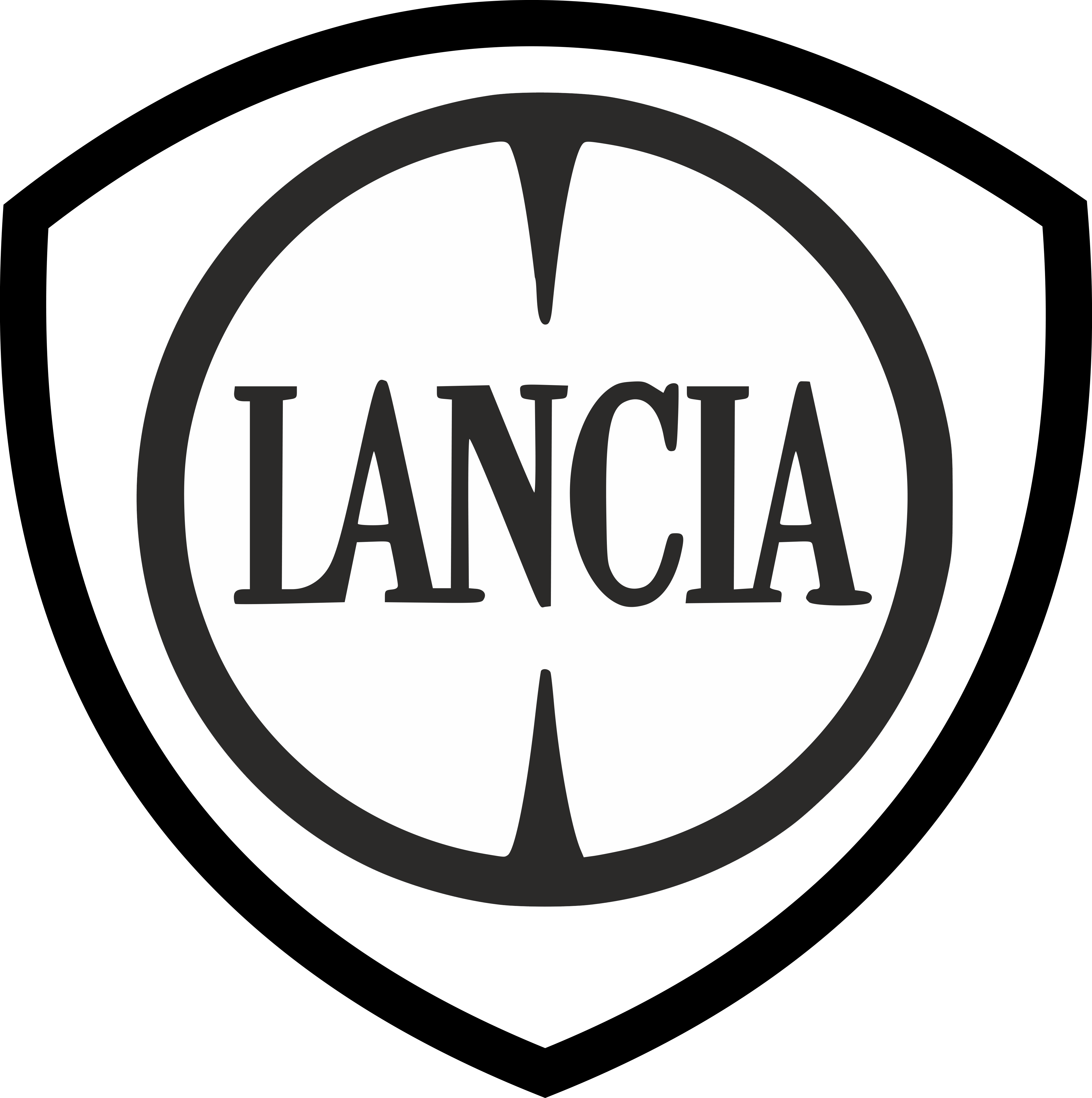 Car Logo Clipart Car Brand - Logo Lancia Vettoriale (4000x4024), Png Download
