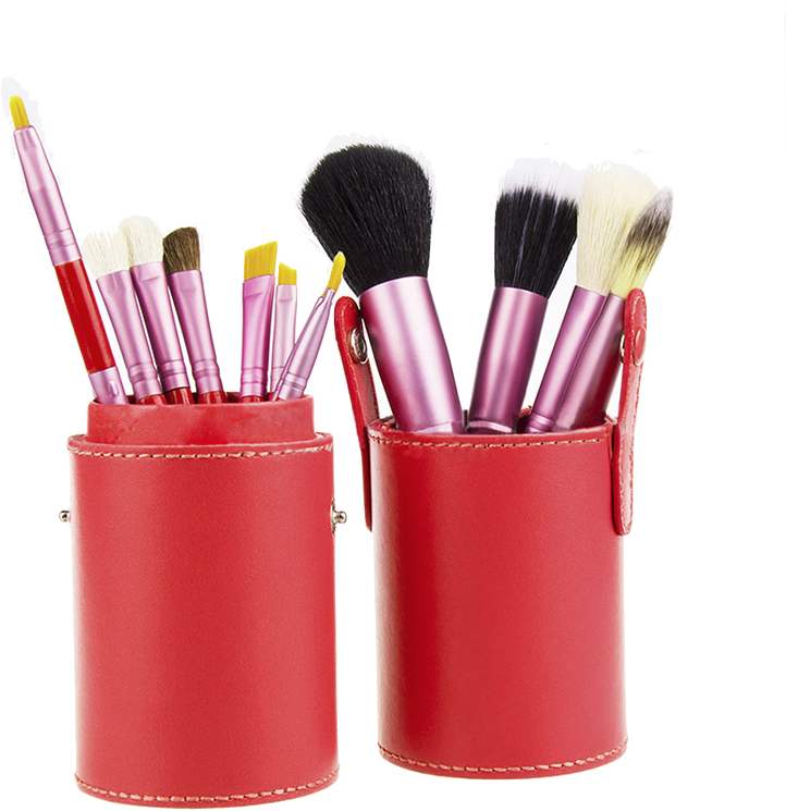 Basics Makeup Brush Set Red - Makeup Brush (800x800), Png Download