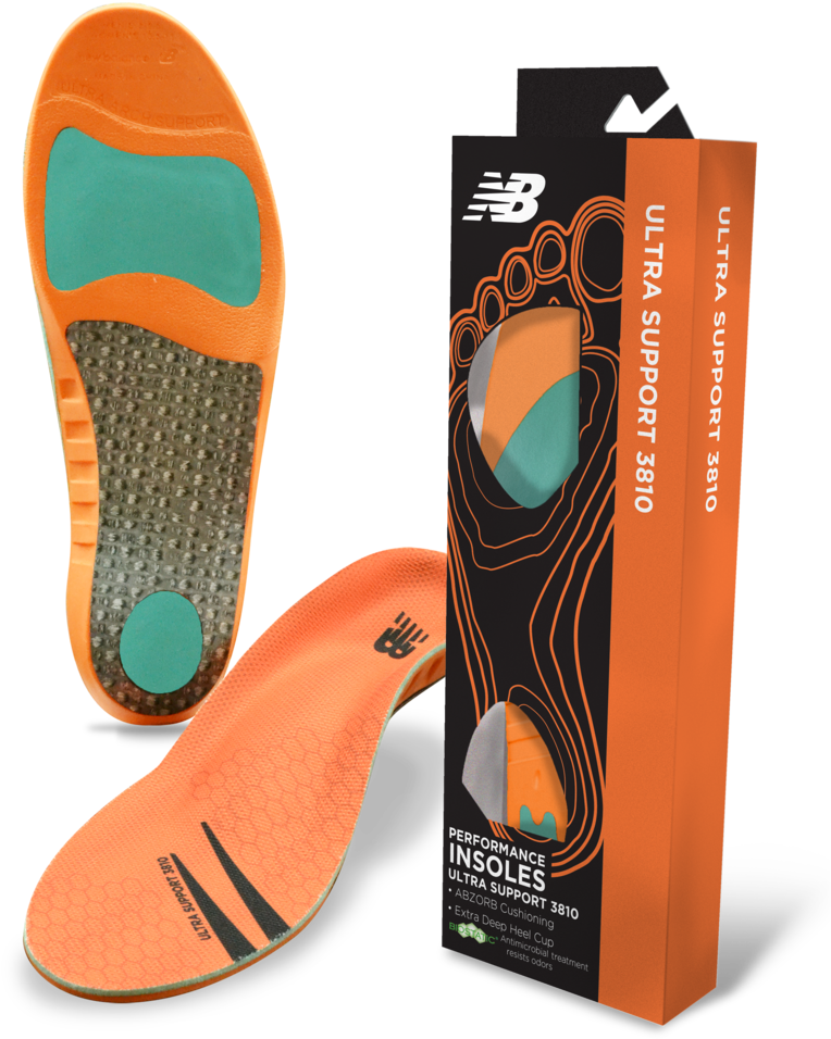 New Balance Ultra Support 3810 Insoles - New Balance 1100 Insole (820x1024), Png Download