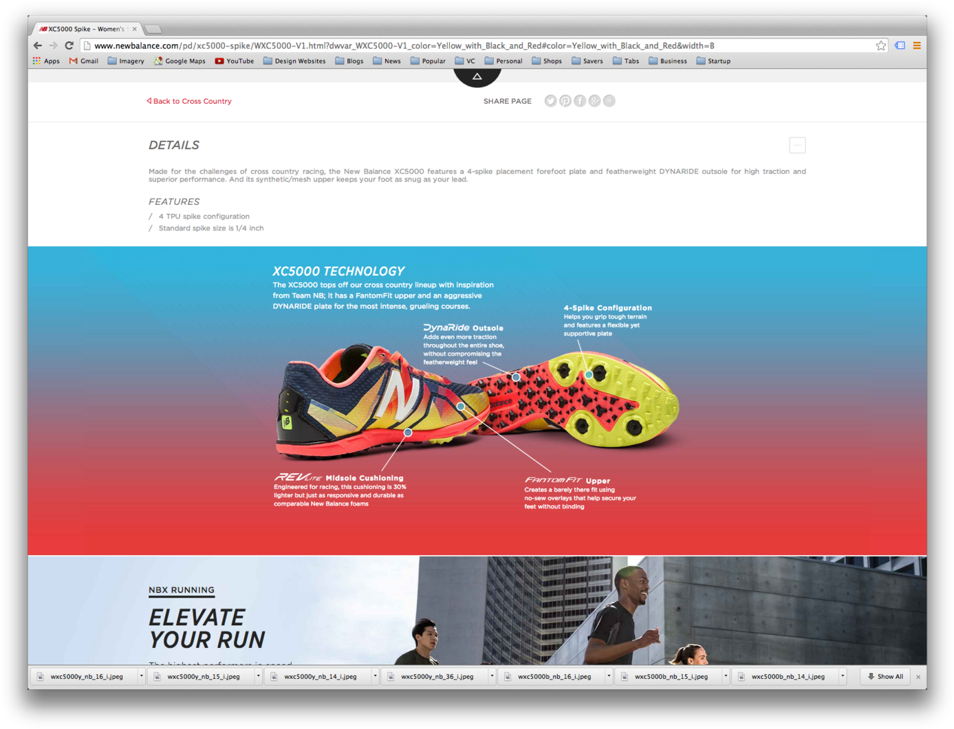 New Balance Xc-5000 - Web Page (1400x1073), Png Download