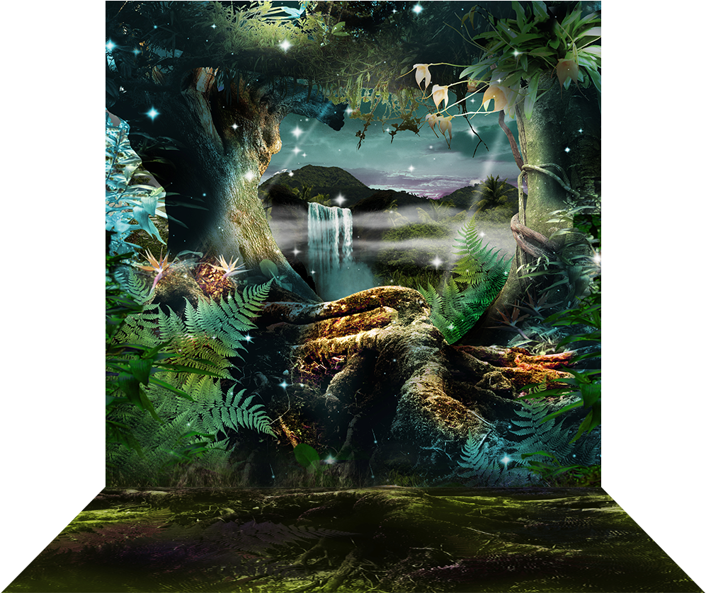 3 Dimensional View Of - Enchanted Evening Mystical Themed Party (1000x1000), Png Download