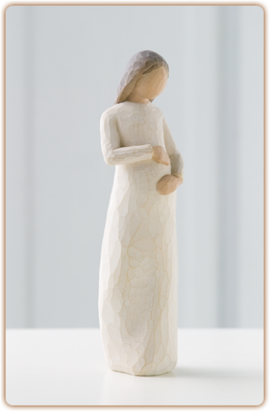 Willow Tree Cherish - Gown (585x585), Png Download