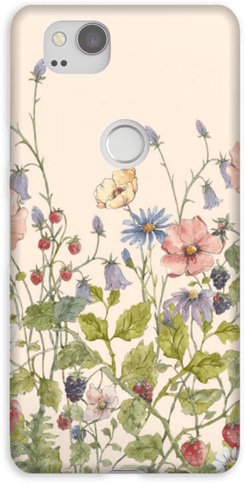 Wild Flowers Case Pixel - Iphone 7 Cover Blomster (484x800), Png Download