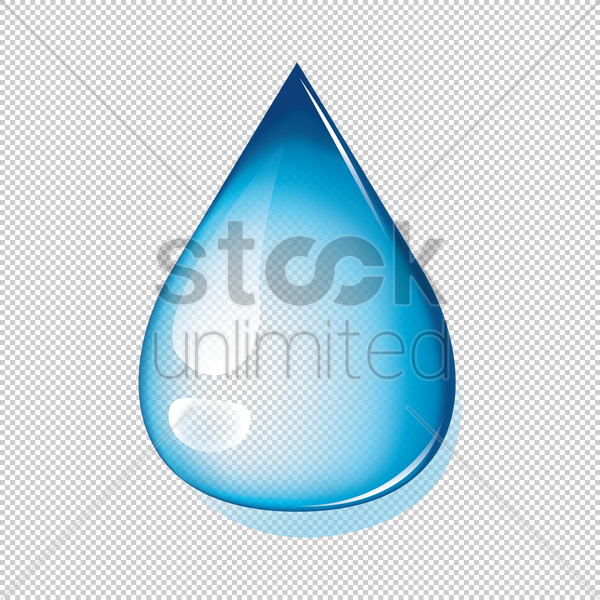 Water Drop Vector Png - Drop (600x600), Png Download