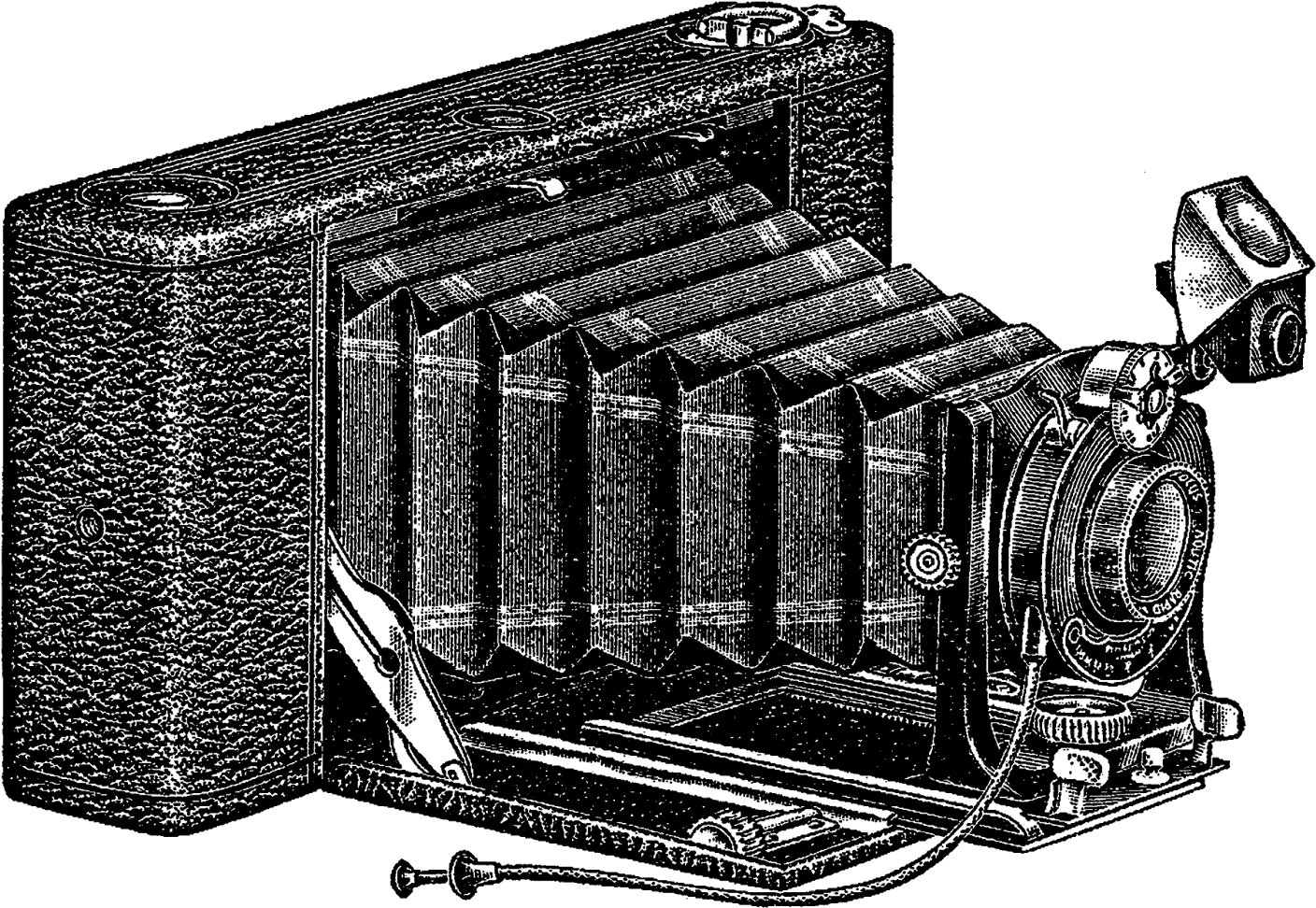 Antique Box Camera Image Download (1600x1166), Png Download