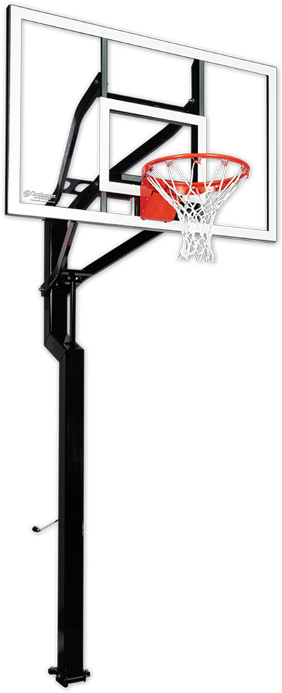 All American Signature Series 60″ Backboard - Basketball Hoop Stl (464x1016), Png Download