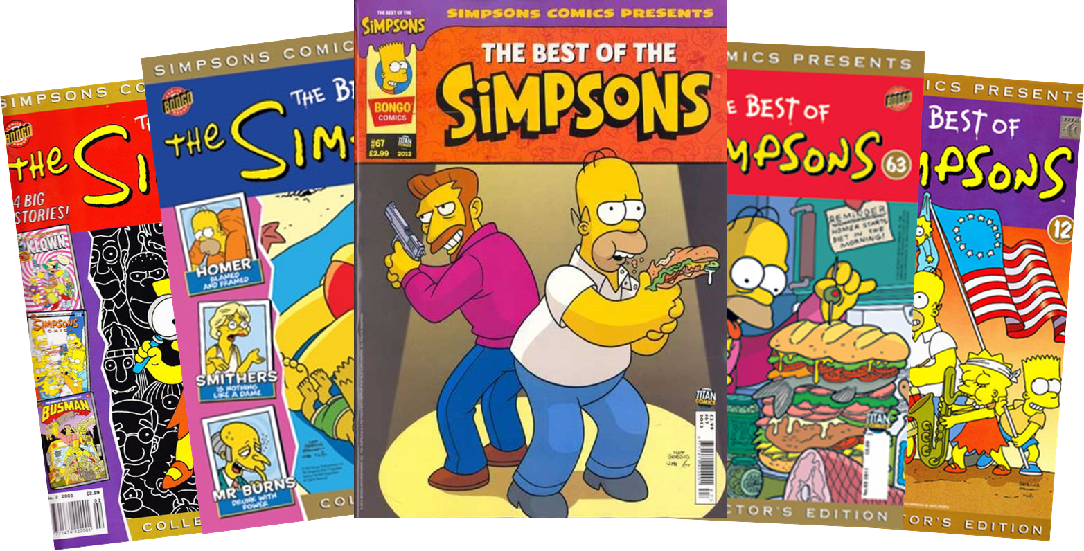 The Best Of The Simpsons Logo - Cartoon (1565x796), Png Download