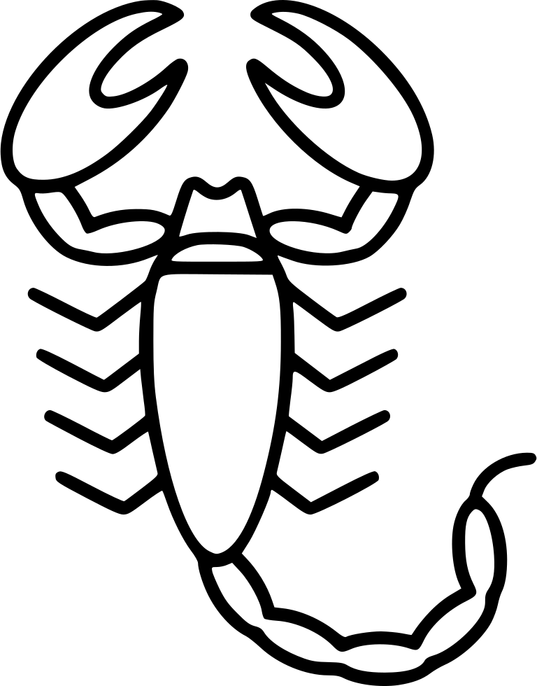 Png File - Scorpio (768x980), Png Download