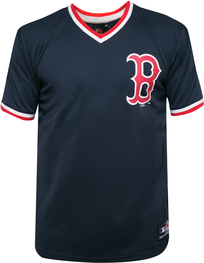 Boston Red Sox Majestic Mlb Kabor V-neck Poly Tee Navy - Depeche Mode T Shirt (1000x1000), Png Download