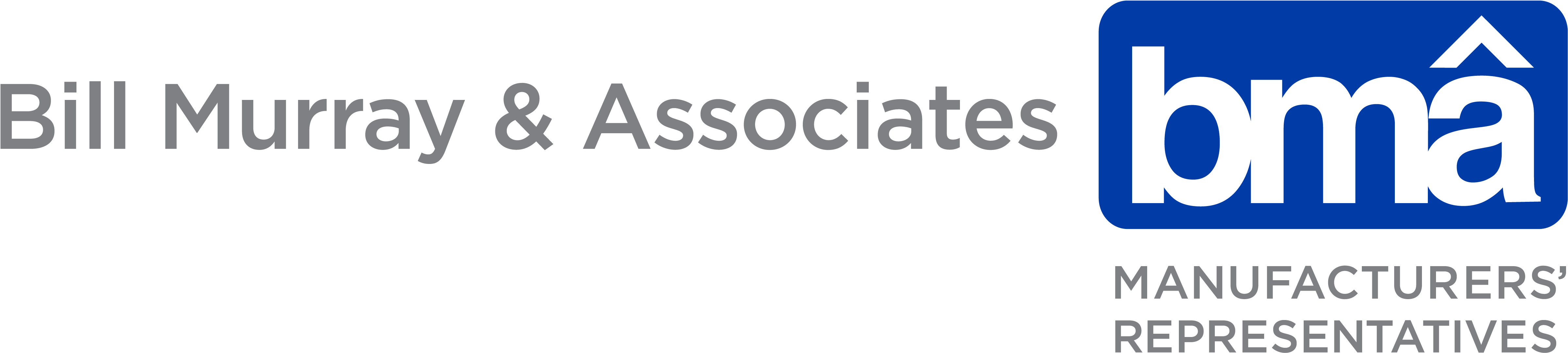 Grey Type File Type - Bill Murray And Associates (4910x1222), Png Download