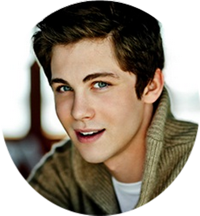 Bottons Logan Lerman - Klaroline Son (1600x1200), Png Download