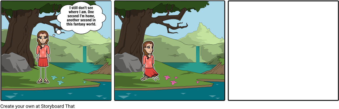 Fantasy - Cartoon (1164x385), Png Download