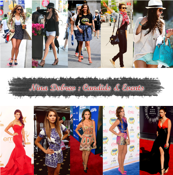 Get The Look - Nina Dobrev Emmys 2011 (600x650), Png Download