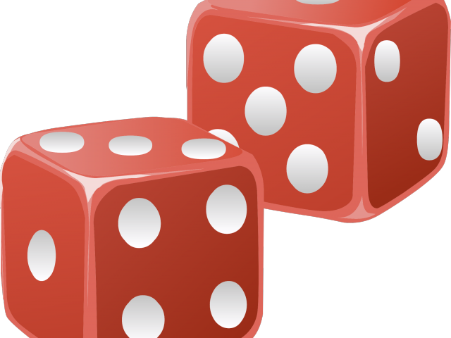 Dice Clipart Big Red - Cube Dice (640x480), Png Download