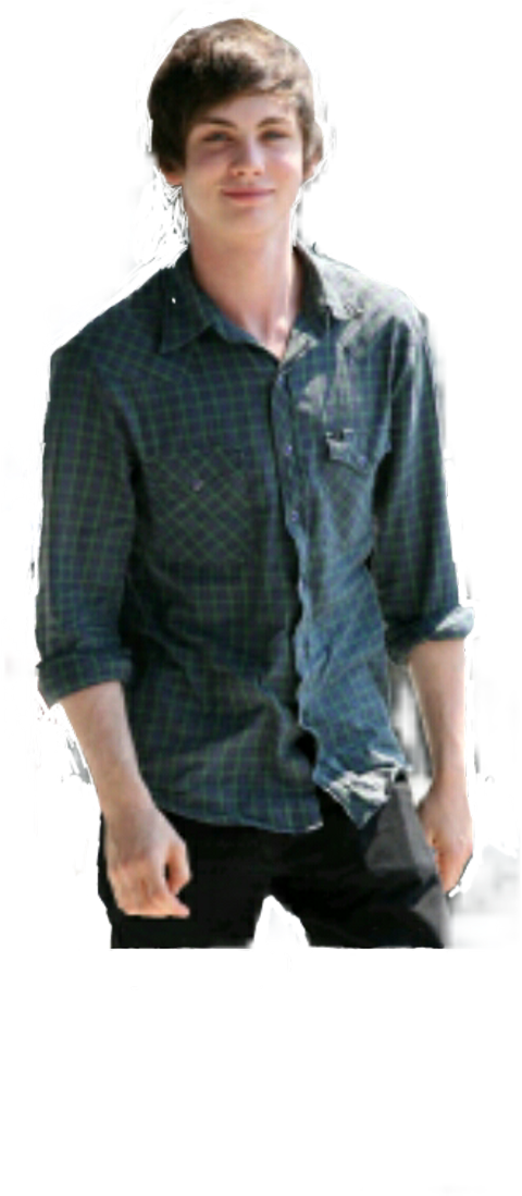 Logan Lerman As Percy Jackson (480x1099), Png Download