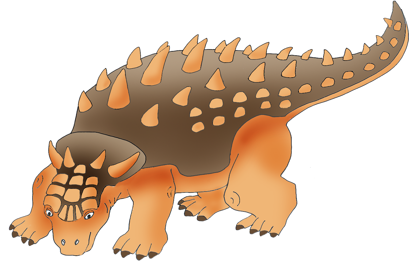 Ankylosaurus Dinosaur Clipart - Ankylosaurus (1404x934), Png Download