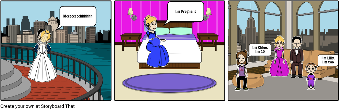 Happy Family - Cartoon (1164x385), Png Download